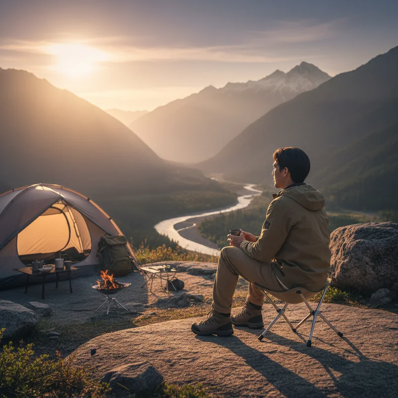 Snow Peak Compact Camp Stool image 2